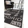 Teppich 'New Orleans' anthrazit 67 x 140 cm