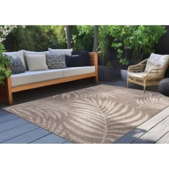 Teppich 'Nibru' taupe 60 x 110 cm