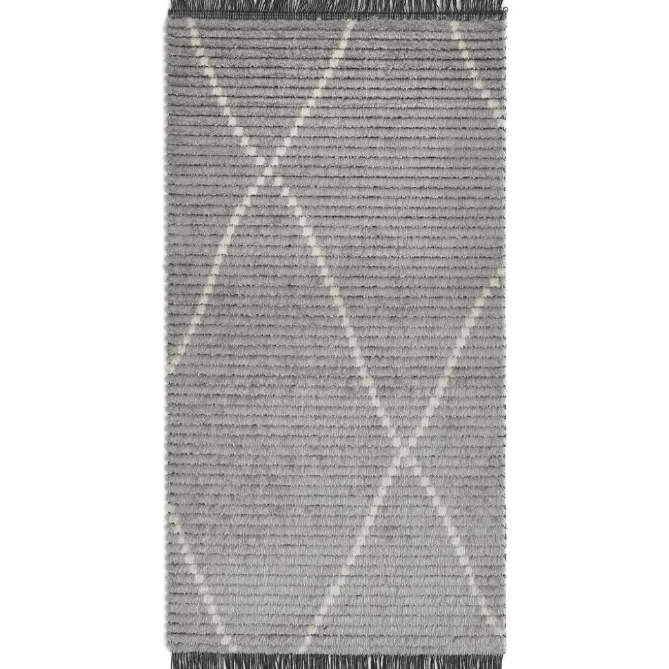 Teppich 'Ovada' hell-grau 120 x 170 cm