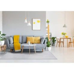 Teppich 'San Paolo' grau 60 x 130 cm