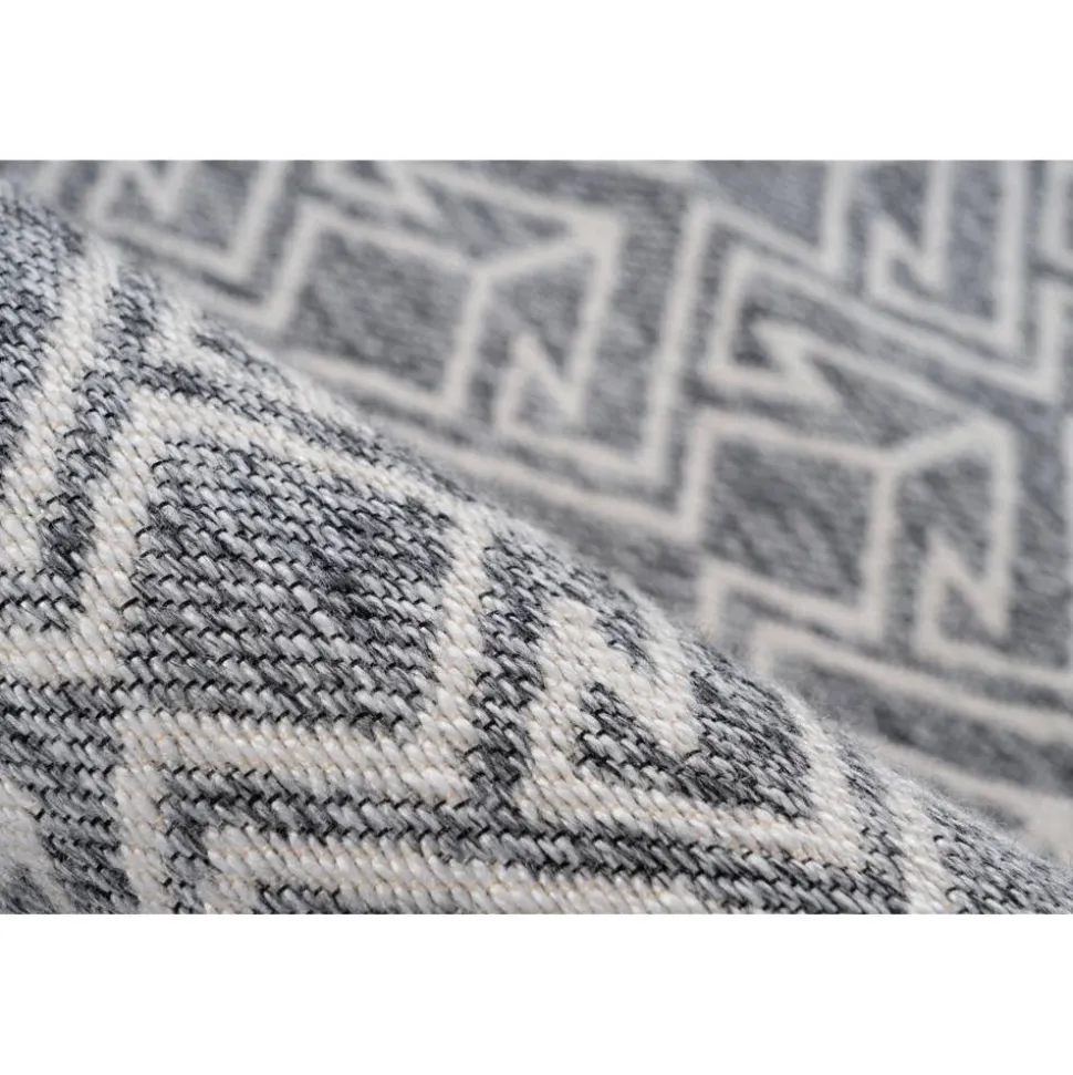 Teppich 'Yoga' grau/creme 160 x 230 cm