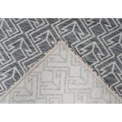 Teppich 'Yoga' grau/creme 80 x 150 cm