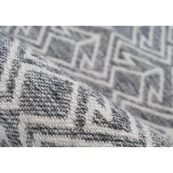 Teppich 'Yoga' grau/creme 80 x 150 cm