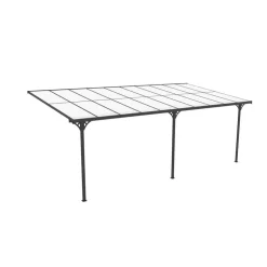 Terrassenüberdachung 'Bruce 617' Aluminium schwarz 300 x 617 x 270 cm