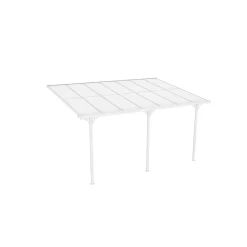 Terrassenüberdachung 'Bruce 435' Aluminium weiß 300 x 435 x 270 cm