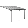 Terrassenüberdachung 'Bruce' Aluminium schwarz 300 x 556 x 270 cm