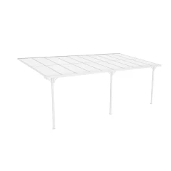 Terrassenüberdachung 'Bruce 617' Aluminium weiß 300 x 617 x 225 cm
