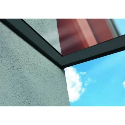 Terrassenüberdachung 'Monza' 434 x 357 cm Aluminium Verbundsicherheitsglas anthrazit