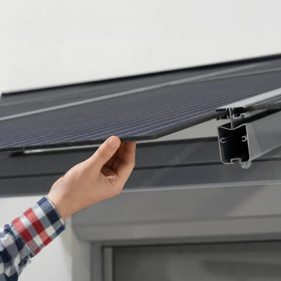 Terrassenüberdachung 'Sierra Cabrio' 295 x 314 cm Alu/Polycarbonat grau