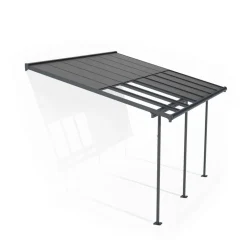 Terrassenüberdachung 'Sierra Cabrio' 295 x 434 cm Alu/Polycarbonat grau