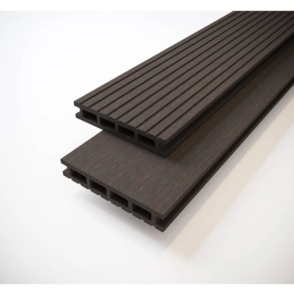 Terrassendiele WPC matt-anthrazit 14,5 x 200 x 2,1 cm