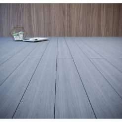 Terrassendiele WPC matt-grau 14,5 x 200 x 2,1 cm