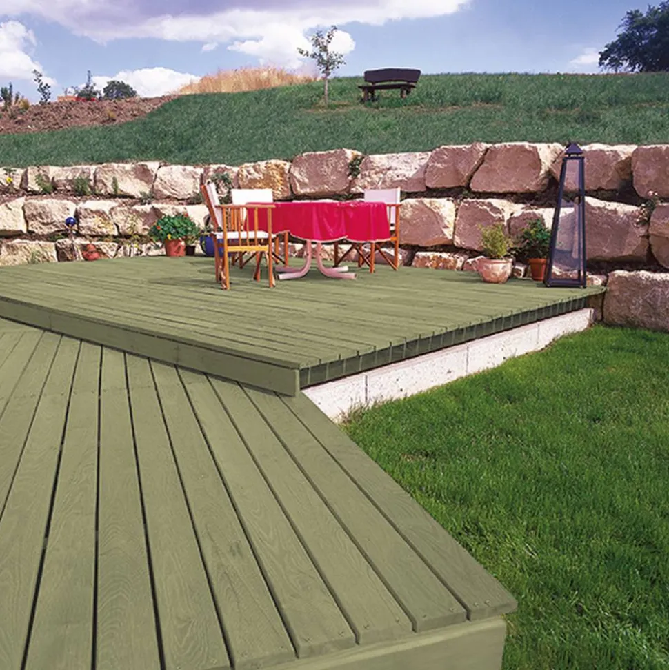 Terrassendiele kesseldruckimprägniert 2000 x 145 x 28 mm