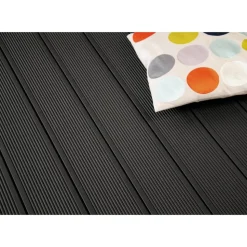 Terrassendielen 'Exklusiv' anthrazit matt 2500 x 145 x 26 mm