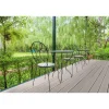 Terrassendielen-Komplettset WPC Hohlkammer grau 12 qm