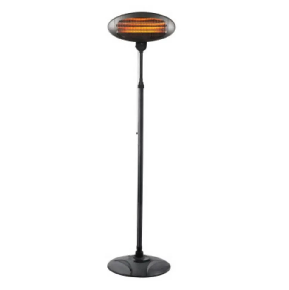 Terrassenheizstrahler schwarz 2000 W