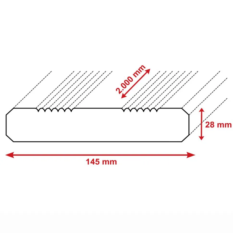 Terrassenholzdiele Lärche 28 x 145 x 2000 mm