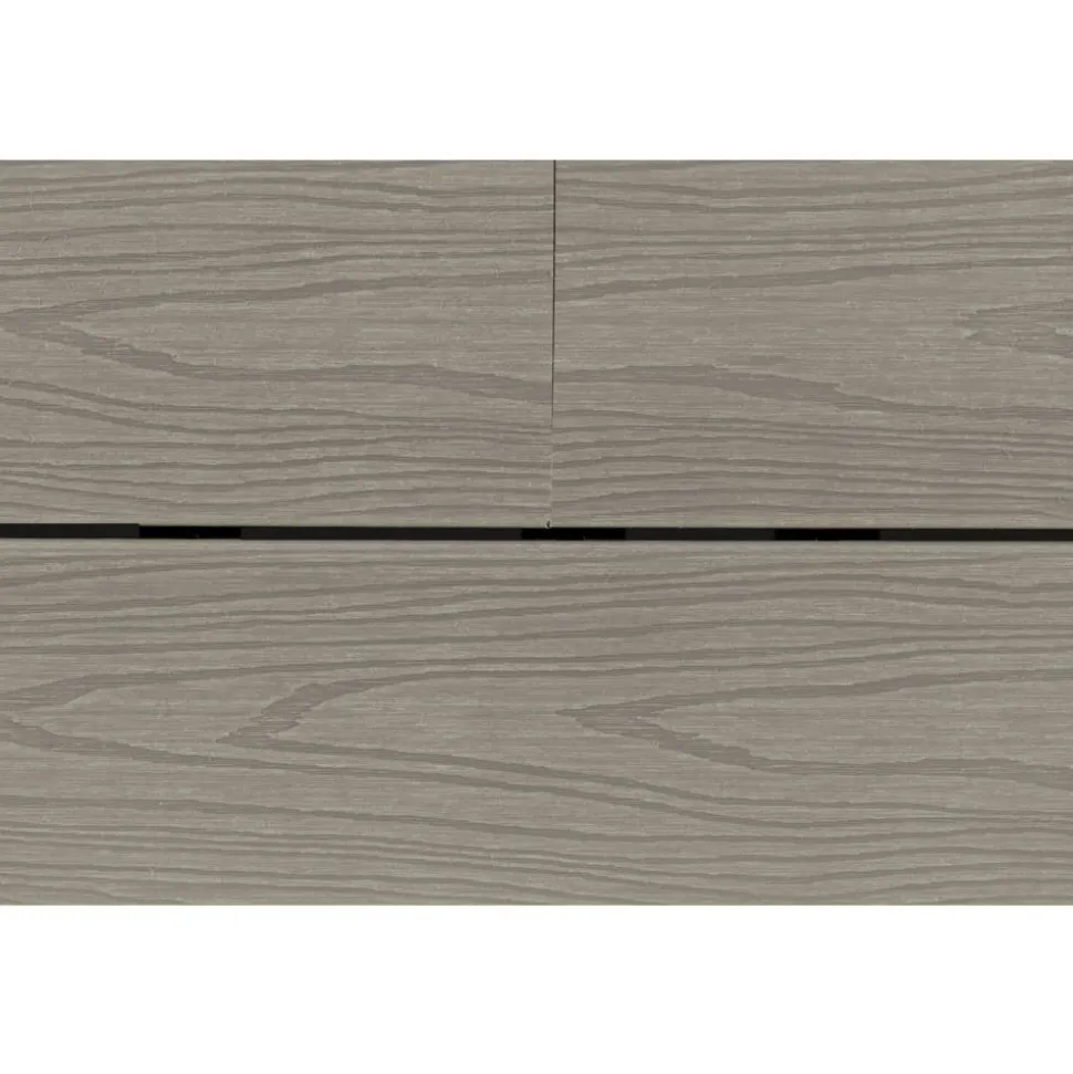 Terrassen-Komplettset 'strongWood solid db' muschelfarben/steinfarben 20 qm