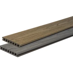 Terrassen-Komplettset 'strongWood light db' teakfarben/vintage 25 qm