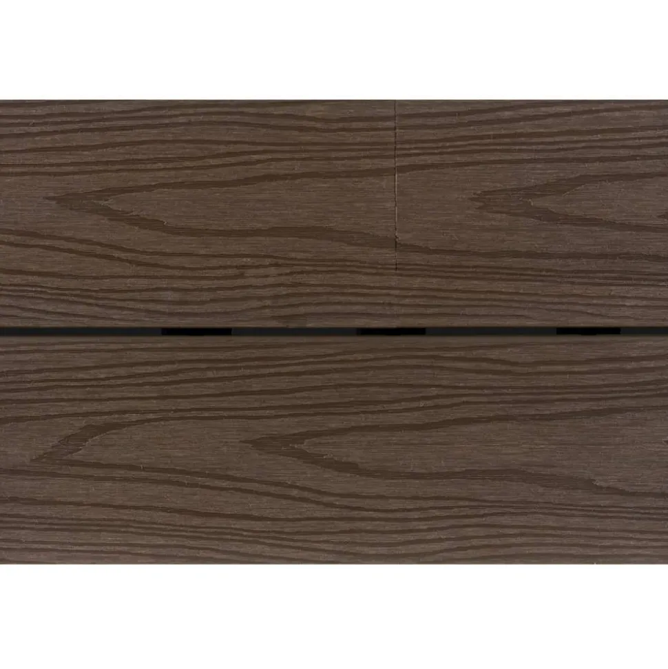 Terrassen-Komplettset 'strongWood solid db' walnussfarben/vintage 15 qm