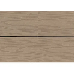 Terrassen-Komplettset 'strongWood solid db' muschelfarben/steinfarben 12 qm