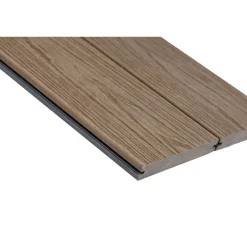Terrassen-Komplettset 'strongWood solid db' teakfarben/grau 10 qm