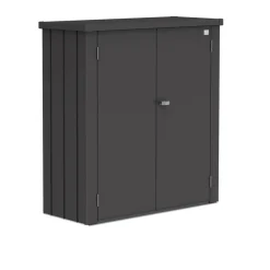Terrassenschrank 'Romeo' Gr. M dunkelgrau-metallic 132 x 140 x 57 cm