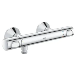 Thermostat-Duscharmatur 'Precision Flow' chromfarben
