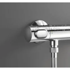 Thermostat-Duscharmatur 'Precision Flow' chromfarben