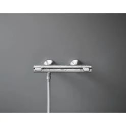 Thermostat-Duscharmatur 'Precision Flow' chromfarben