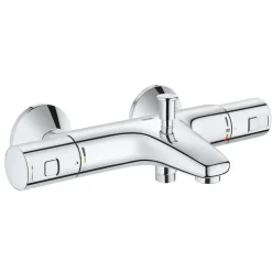 Thermostat-Wannenbatterie 'Precision Start' verchromt