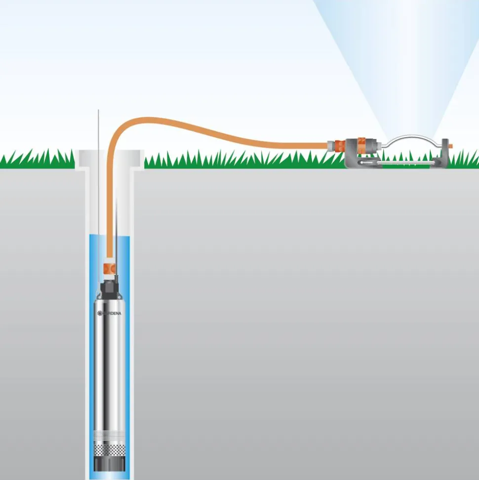 Tiefbrunnenpumpe 950 W 6000 l/h