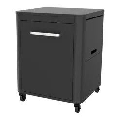 Tisch schwarz 124 x 83 x 60 cm