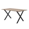 Tischbeine schwarz 70 x 71 cm 2 Stück