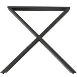 Tischbeine schwarz 70 x 71 cm 2 Stück