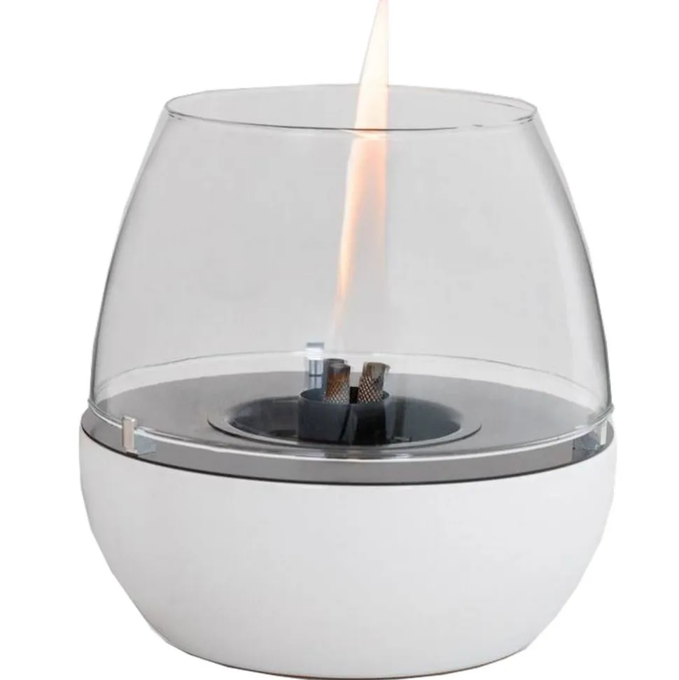 Tischfeuer 'Tulpe' weiß 300 ml