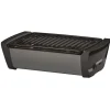 Tischgrill 'Aurora' grau 47 x 13,5 x 26 cm