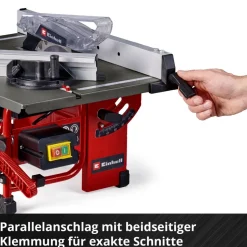 Tischkreissäge 'TC-TS 8 I' 800 W rot