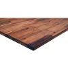 Tischplatte Akazie B/C massiv 200 x 80 x 2,6 cm