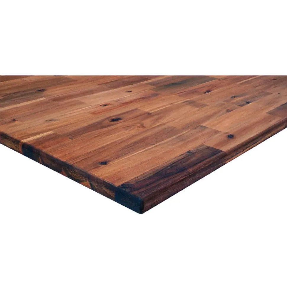 Tischplatte Akazie B/C massiv 200 x 80 x 2,6 cm