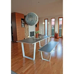 Tischplatte Dekorspan anthrazit 120 x 80 x 2,5 cm
