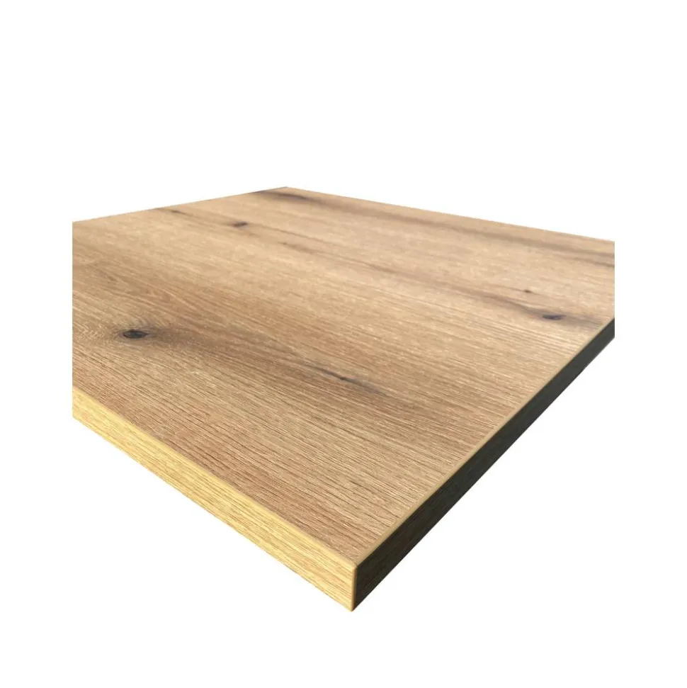 Tischplatte Dekorspan Küsten Eiche 160 x 80 x 2,7 cm