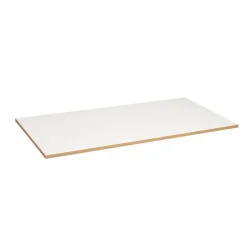 Tischplatte Dekorspan weiß 160 x 80 x 2,5 cm