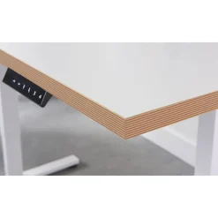 Tischplatte Dekorspan weiß 200 x 80 x 2,5 cm