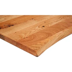 Tischplatte Wildeiche astig massiv 160 x 80 x 2,4 cm