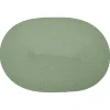 Tischset PVC-frei salbeigrün strukturiert oval 29 x 44 cm