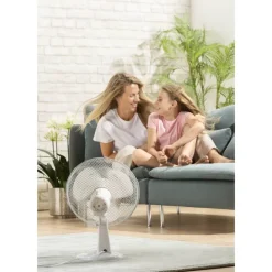 Tischventilator weiß Ø 34,5 cm