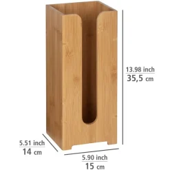 Toiletten-Ersatzrollenhalter 'Bambusa' 15 x 35,5 x 14 cm