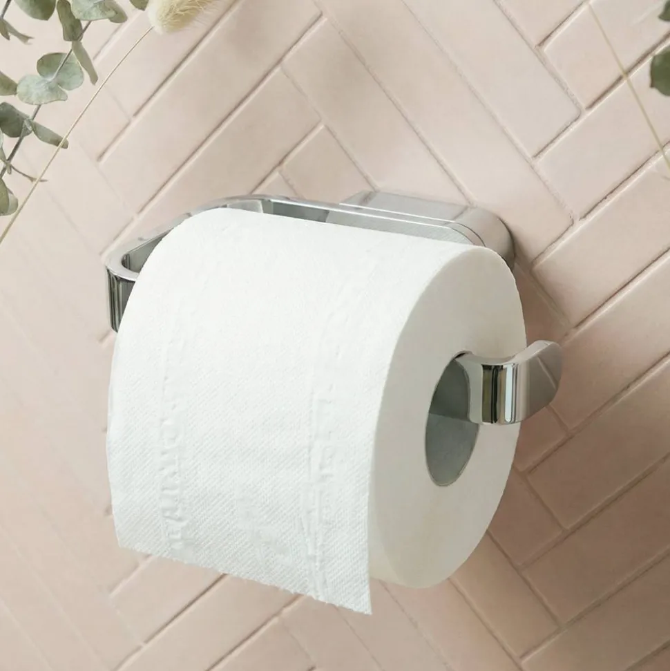 Toilettenpapierhalter 'Aura' wandhängend verchromt