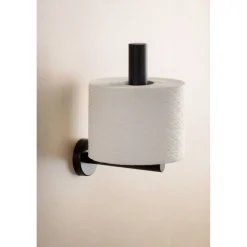 Toilettenpapierhalter 'Bosio' Edelstahl schwarz